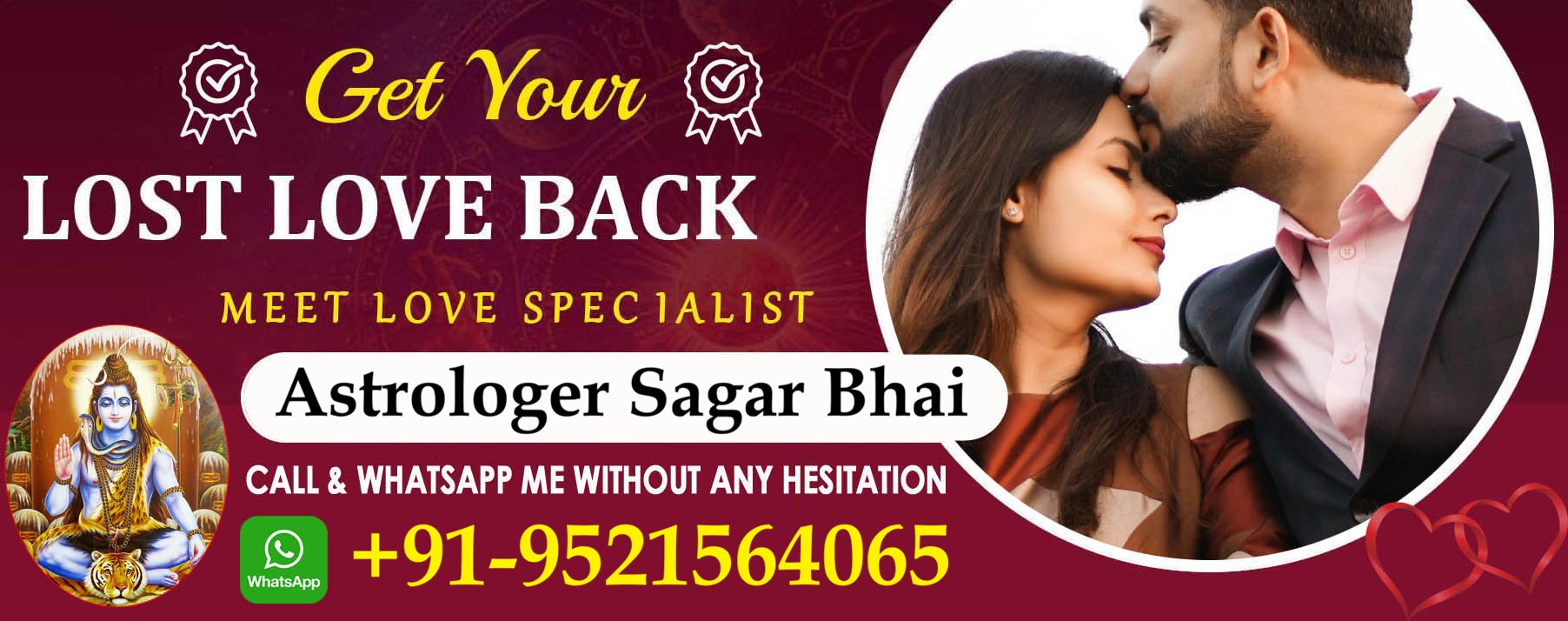 Astrologer Sagar Bhai +91-9521564065