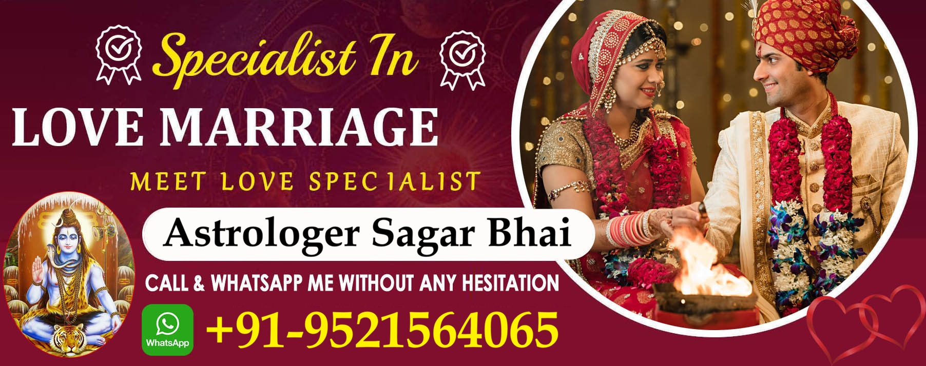 Astrologer Sagar Bhai +91-9521564065